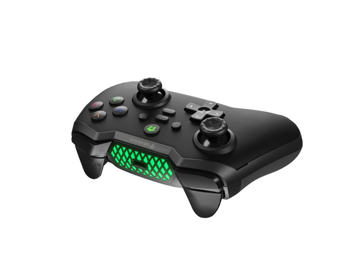 GENESIS Mangan 400 Gamepad Inalámbrico Bluetooth Negro para Android, iOS, MAC, Nintendo Switch y PC con Mandos Analógicos/Digitales