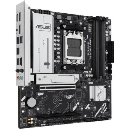 Asus Placa Base Prime B850M-A WiFi Socket AM5 Micro ATX - DDR5, PCIe 5.0, 3x M.2, Wi-Fi 6E, 2.5Gb LAN, AI Advisor - 90MB1LN0-M0EAY0