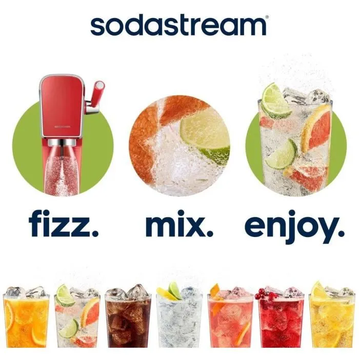 Sodastream art mandarin red rojo
