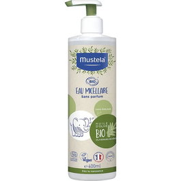 Mustela Bio Agua Micelar Desmaquillante y Limpiadora - 400 ml