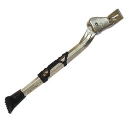 Ursus Caballete Lateral King 26-28" Plata Ajustable con Montaje Directo y Pie Ancho