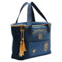 WIDDOP & CO Bolsa Portameriendas Terciopelo Azul Hogwarts Harry Potter - Casa Ravenclaw