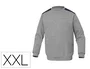 Deltaplus Sudadera olino con refuerzo en espalda y codos gris talla XXL