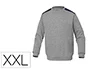Deltaplus Sudadera olino con refuerzo en espalda y codos gris talla XXL