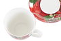 DKD Home Decor Taza Navidad Tradicional Shengda 21 Porcelana Rojo Verde Apto Microondas Lavavajillas 9 x 7 x 12 cm Set de 2