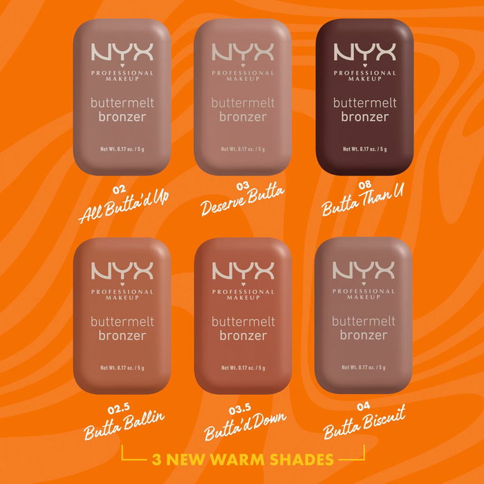 Nyx Professional Make Up Buttermelt Bronzer 02,5-Butta Ballin Nyx Professional Make Up Buttermelt Bronzer 02,5-Butta Ballin