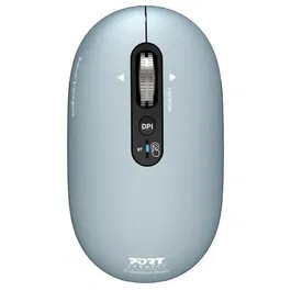 Port Designs Ratón Inalámbrico Recargable Bluetooth 910500 PURE Azul Oscuro