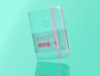 Antartik Cuaderno A7 Tapa Dura Hojas Lisas Rosa y Turquesa 80 Hojas 80gr FSC