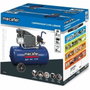 Mecafer Compresor de aire 50 L 2 HP 8 Bar Azul