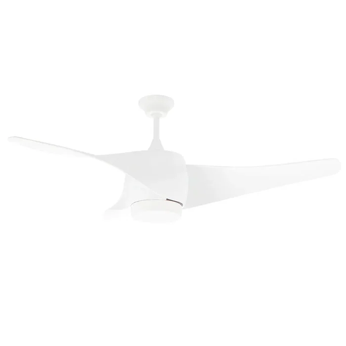 Orbegozo CP 99132 - Ventilador de techo con luz LED blanco, 132 cm, 3 aspas, 3 velocidades, mando a distancia, 70W, para hogar