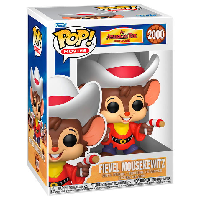 Funko Figura POP&Buddy Fievel Mousekewitz de Fievel va al Oeste