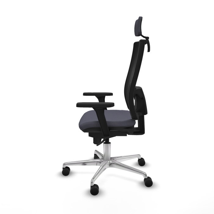 PIQUERAS Y CRESPO Silla de oficina Horna Gris oscuro con mecanismo Sincro PIQUERAS Y CRESPO Silla de oficina Horna Gris oscuro con mecanismo Sincro