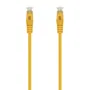 AISENS A145-0563 Cable de Red Patch Cord Cat6a UTP 500 MHz, LSZH, AWG24, Cobre 100%, 25 cm, Color Amarillo, Con Conectores RJ45, para 10 Gigabit Ethernet y PoE