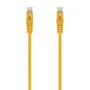 AISENS A145-0563 Cable de Red Patch Cord Cat6a UTP 500 MHz, LSZH, AWG24, Cobre 100%, 25 cm, Color Amarillo, Con Conectores RJ45, para 10 Gigabit Ethernet y PoE