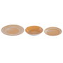 DKD Home Decor Set de Vajilla de 18 Piezas en Porcelana Naranja
