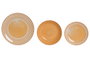 DKD Home Decor Set de Vajilla de 18 Piezas en Porcelana Naranja