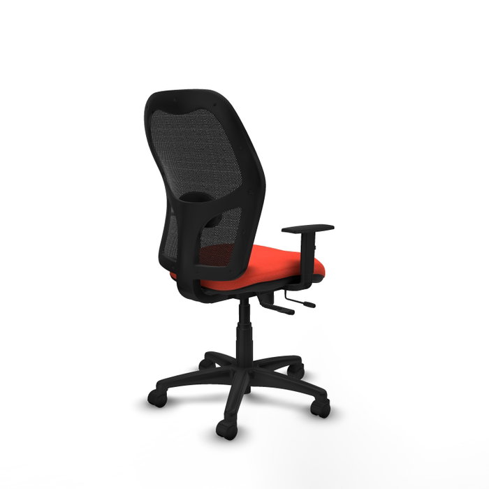 PIQUERAS Y CRESPO Silla de oficina Alocén Naranja oscuro/Negro