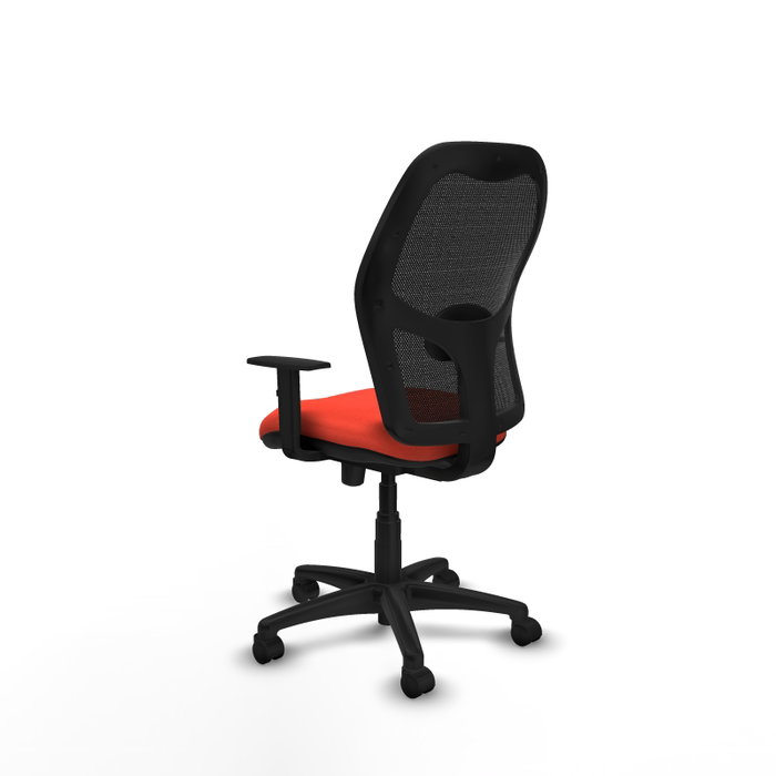 PIQUERAS Y CRESPO Silla de oficina Alocén Naranja oscuro/Negro