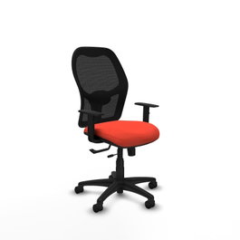 PIQUERAS Y CRESPO Silla de oficina Alocén Naranja oscuro/Negro