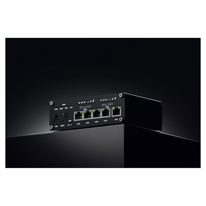 Teltonika RUTX12 Router Industrial Móvil 4G/LTE Dual SIM, Wi-Fi 5, 5 Puertos Gigabit LAN, GPS/GLONASS, Aluminio, para Instalación Pared/DIN