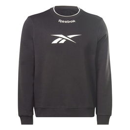 Sudadera sin Capucha Hombre Reebok RI Arch Logo Vector Blanco Negro