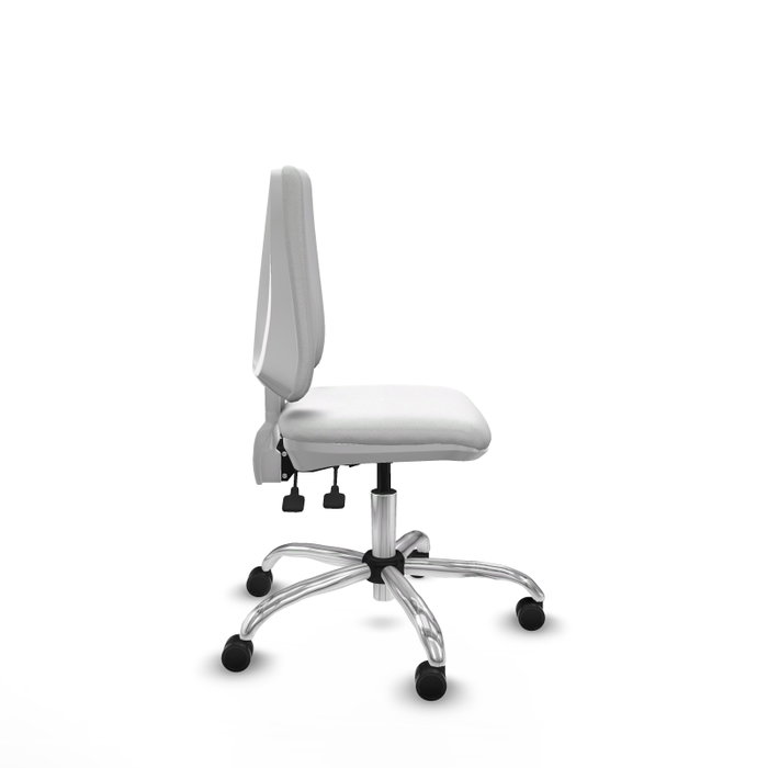 PIQUERAS Y CRESPO Silla de oficina Elche con mecanismo Asincro, Blanca PIQUERAS Y CRESPO Silla de oficina Elche con mecanismo Asincro, Blanca
