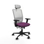PIQUERAS Y CRESPO Silla de oficina Haches Morado/Blanco