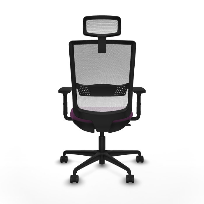 PIQUERAS Y CRESPO Silla de oficina Haches Morado/Blanco