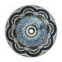 Home Deco Factory Plato Hondo Mandala Azul 20 cm