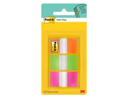 Post-it Index Marcadores 1 Pulgada con Dispensador - 3 Colores, 60 Unidades