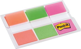 Post-It Marcadores Index 60 uds 25,4x43,2mm Naranja Rosa Verde 680-ROYN 7100102571