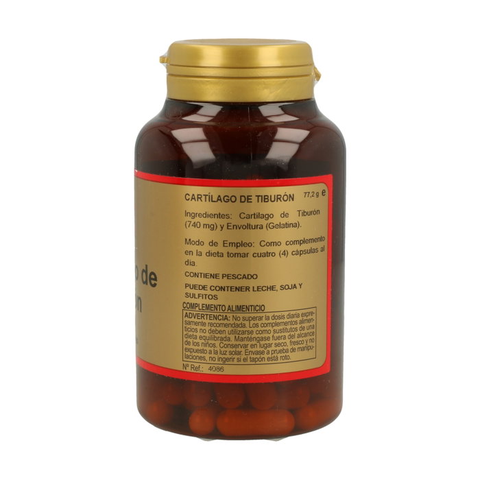 Obire Cartílago de Tiburón 740 mg, 90 cápsulas Obire Cartílago de Tiburón 740 mg, 90 cápsulas