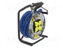KEL Prolongador de alimentación H07BQ-F 3G2,5mm2 50m Azul