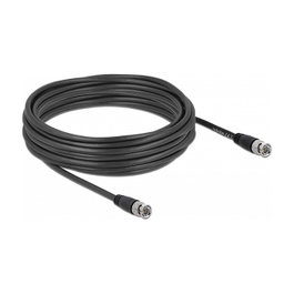 DeLOCK Cable coaxial 80085 con conectores BNC a BNC de 10 m y 75 Ohm