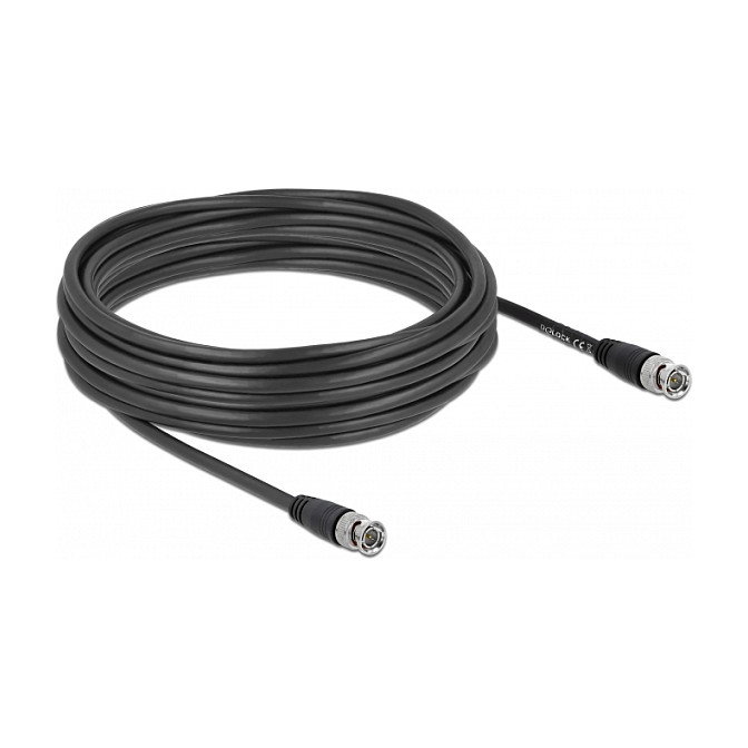 DeLOCK Cable coaxial 80085 con conectores BNC a BNC de 10 m y 75 Ohm DeLOCK Cable coaxial 80085 con conectores BNC a BNC de 10 m y 75 Ohm