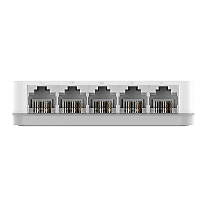 D-Link DES-1005C/E Switch Ethernet No Administrado, 5 Puertos Fast Ethernet (10/100) Desktop, Full Duplex, Blanco