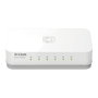 D-Link DES-1005C/E Switch Ethernet No Administrado, 5 Puertos Fast Ethernet (10/100) Desktop, Full Duplex, Blanco