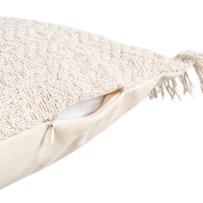 Cojín Natural Algodón-Poliéster 45 X 45 cm (Set de 2) Cojín Natural Algodón-Poliéster 45 X 45 cm (Set de 2)
