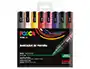 Posca PC-5M/8C Estuche Rotuladores de Pintura Uni, 8 Unidades Colores Oscuros Surtidos