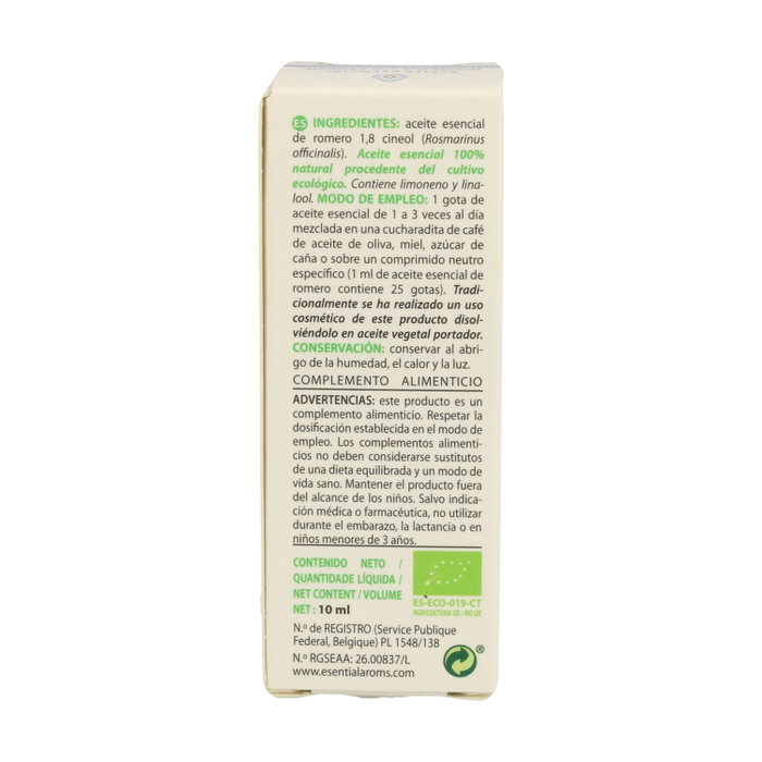 Esential Aroms Aceite esencial Romero 1,8-Cineol Bio 10 ml Esential Aroms Aceite esencial Romero 1,8-Cineol Bio 10 ml