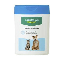 Stangest Toallitas Higiene Piel Ojos Oídos Perros y Gatos 40 Unidades