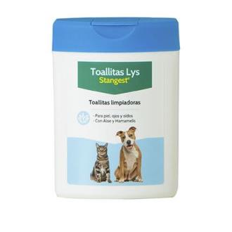Stangest Toallitas Higiene Piel Ojos Oídos Perros y Gatos 40 Unidades Stangest Toallitas Higiene Piel Ojos Oídos Perros y Gatos 40 Unidades