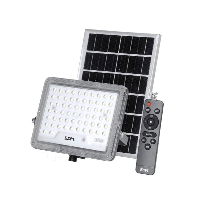 Edm Foco proyector solar slim 400 W 3500 lm 6500 K luz fría