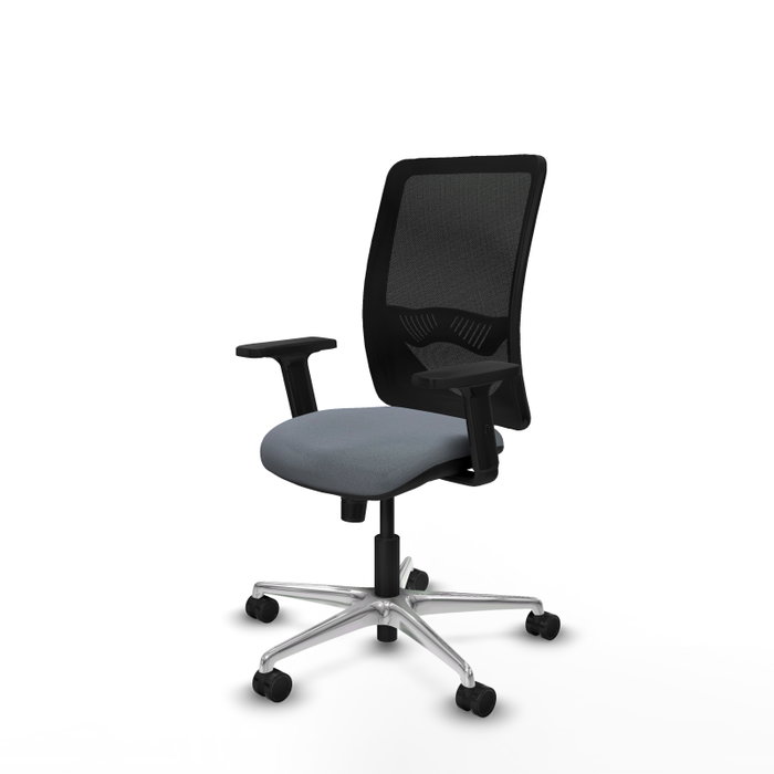 PIQUERAS Y CRESPO Silla de oficina Zulema Gris y Negro PIQUERAS Y CRESPO Silla de oficina Zulema Gris y Negro