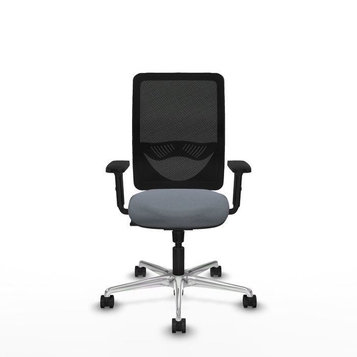 PIQUERAS Y CRESPO Silla de oficina Zulema Gris y Negro PIQUERAS Y CRESPO Silla de oficina Zulema Gris y Negro