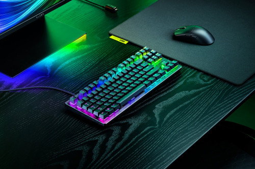 Razer Huntsman V3 HE Magnetic Tenkeyless Negro QWERTY Inglés USB 8KHz