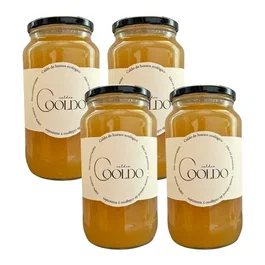 COOLDO Pack de 4 Caldo de Huesos ECO de 870 ml