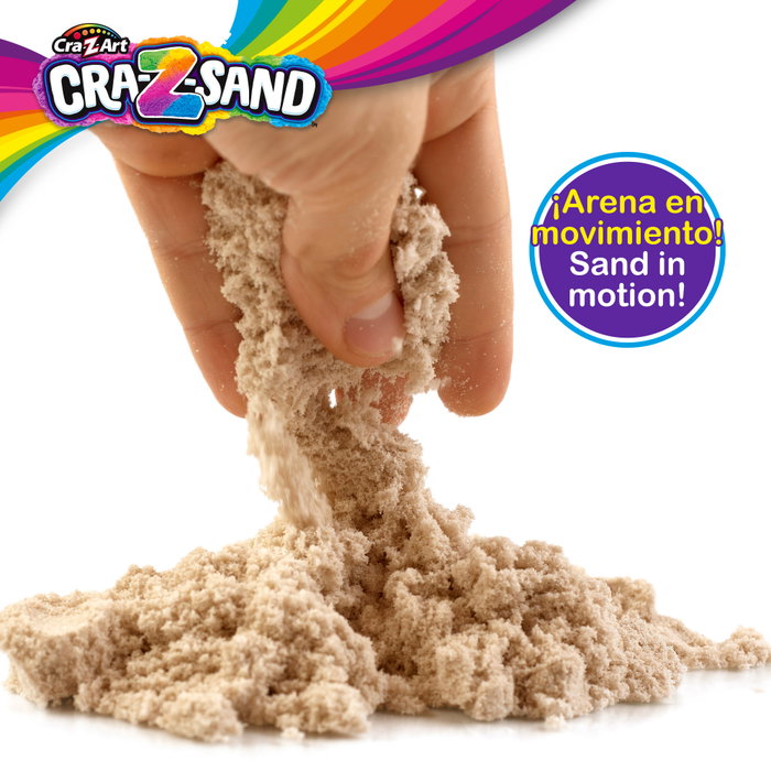 Cra-Z-Sand Juego de arena mágica moldeable Aventuras bajo el mar con 5 moldes y cofre
