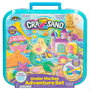 Cra-Z-Sand Juego de arena mágica moldeable Aventuras bajo el mar con 5 moldes y cofre