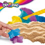Cra-Z-Sand Juego de arena mágica moldeable Aventuras bajo el mar con 5 moldes y cofre
